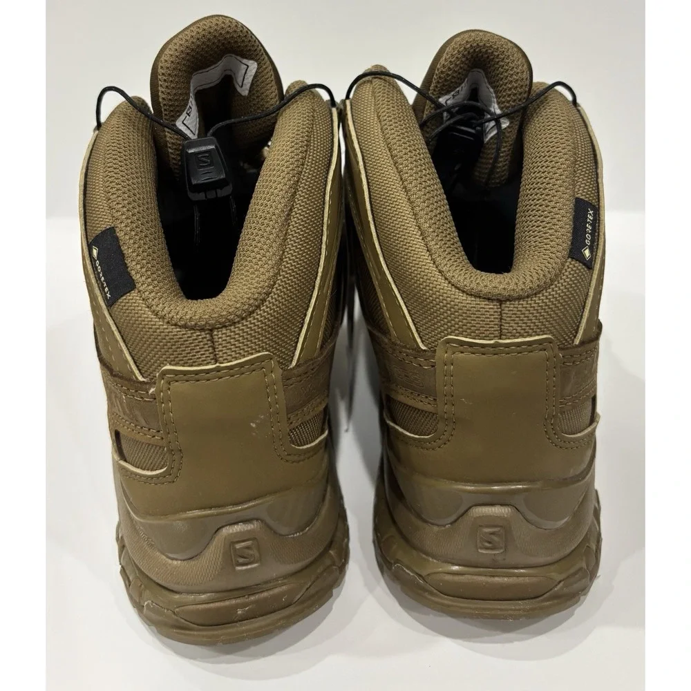 Salomon XA Forces Mid GTX Gore-Tex Tactical Boots Brown Men's 7 Women's 8 NWT